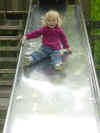 Nina on the slide